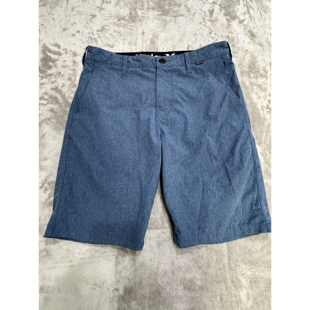 Hurley Shorts Men's Size 30 Blue Phantom‎ Multi Pocket 9" Inseam EUC
